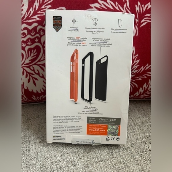 Gear4 Battersea Case for Apple iPhone 6, 6s, 7, 8 PLUS BLACK - Picture 2 of 4